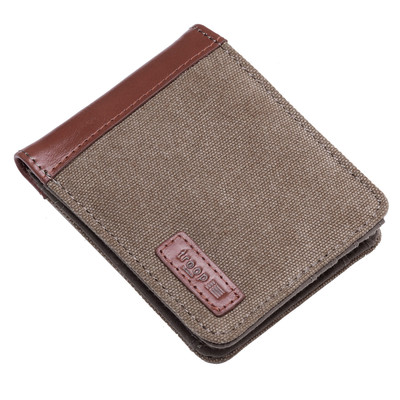 Idaho Canvas Wallet – Brown