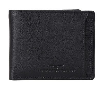 Sidka Leather Wallet w/Card Holder - Serena Black