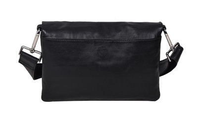 Louise Soft Leather Hand Bag w/flap - Florence Onyx