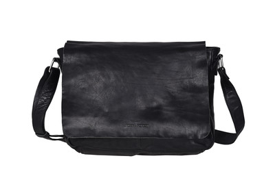 Eastwood Black Satchel Bag - Riley Black
