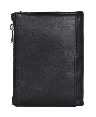 Sierra Wallet w/2 Zipped Pockets - Serena Black