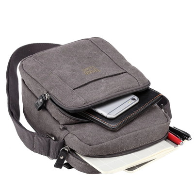 Classic Small Zip Top Body Bag - Charcoal