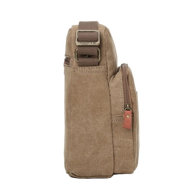 Classic Small Zip Top Body Bag - Brown