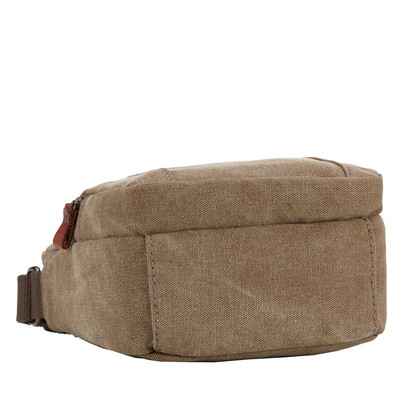 Classic Small Zip Top Body Bag - Brown