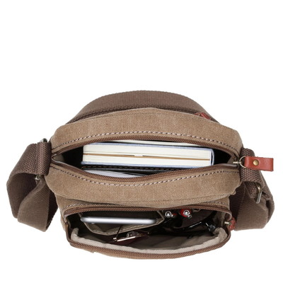 Classic Small Zip Top Body Bag - Brown