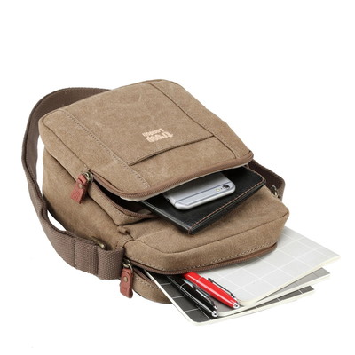 Classic Small Zip Top Body Bag - Brown