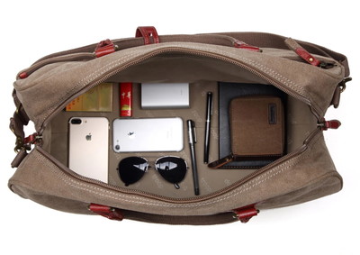 Classic Large Holdall - Brown
