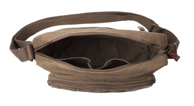 Classic Zip Top Small Satchel – Brown