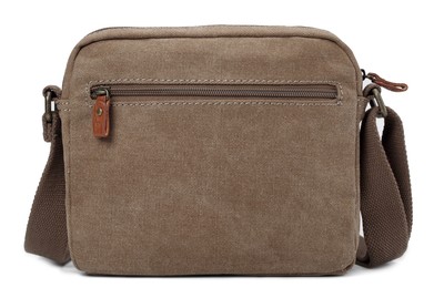 Classic Zip Top Small Satchel – Brown
