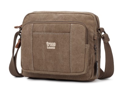 Classic Zip Top Small Satchel – Brown