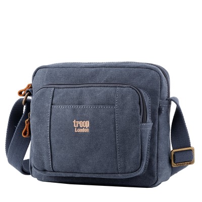 Classic Zip Top Small Satchel - Blue