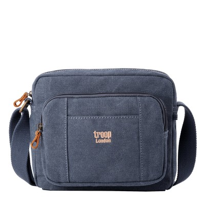 Classic Zip Top Small Satchel - Blue