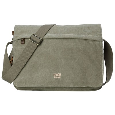 Classic Small Flap Front Messenger Bag - Khaki