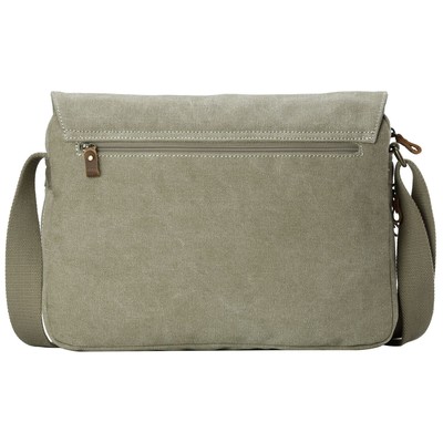Classic Small Flap Front Messenger Bag - Khaki