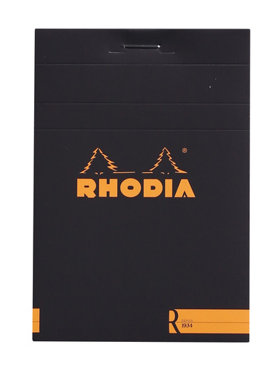 R by Rhodia Cream Paper  82x120mm Black- Lined