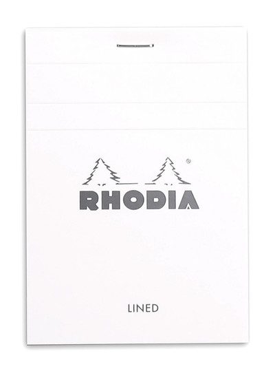 Bloc Rhodia  8.5x12cm White - Lined