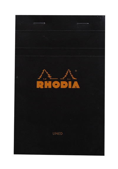 Bloc Rhodia  11x17cm Black - Lined