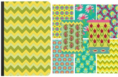 Easy to Wear Summer A5 Notebook - 5 Assorted