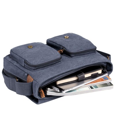 Classic Satchel Bag - Blue