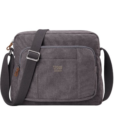 Classic Zip Top Satchel - Charcoal