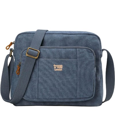 Classic Zip Top Satchel - Blue