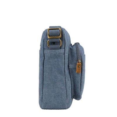 Classic Zip Top Satchel - Blue