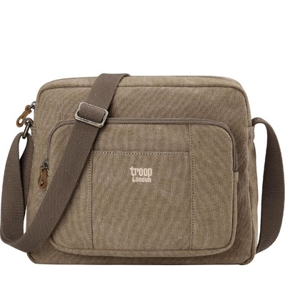 Classic Zip Top Satchel - Brown