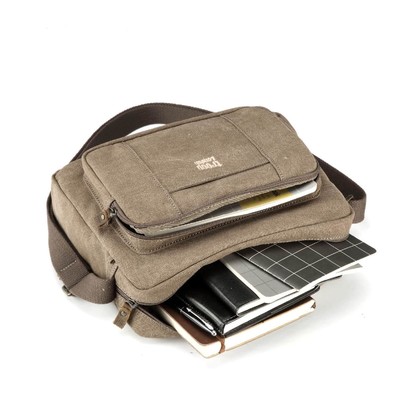 Classic Zip Top Satchel - Brown