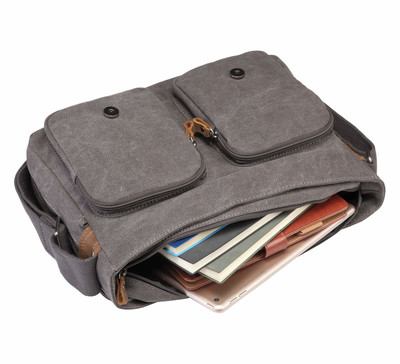 Classic Satchel Bag - Charcoal