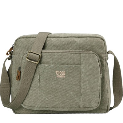 Classic Zip Top Satchel - Khaki