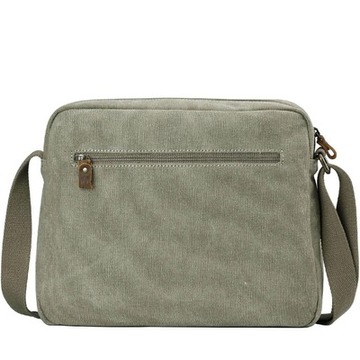 Classic Zip Top Satchel - Khaki