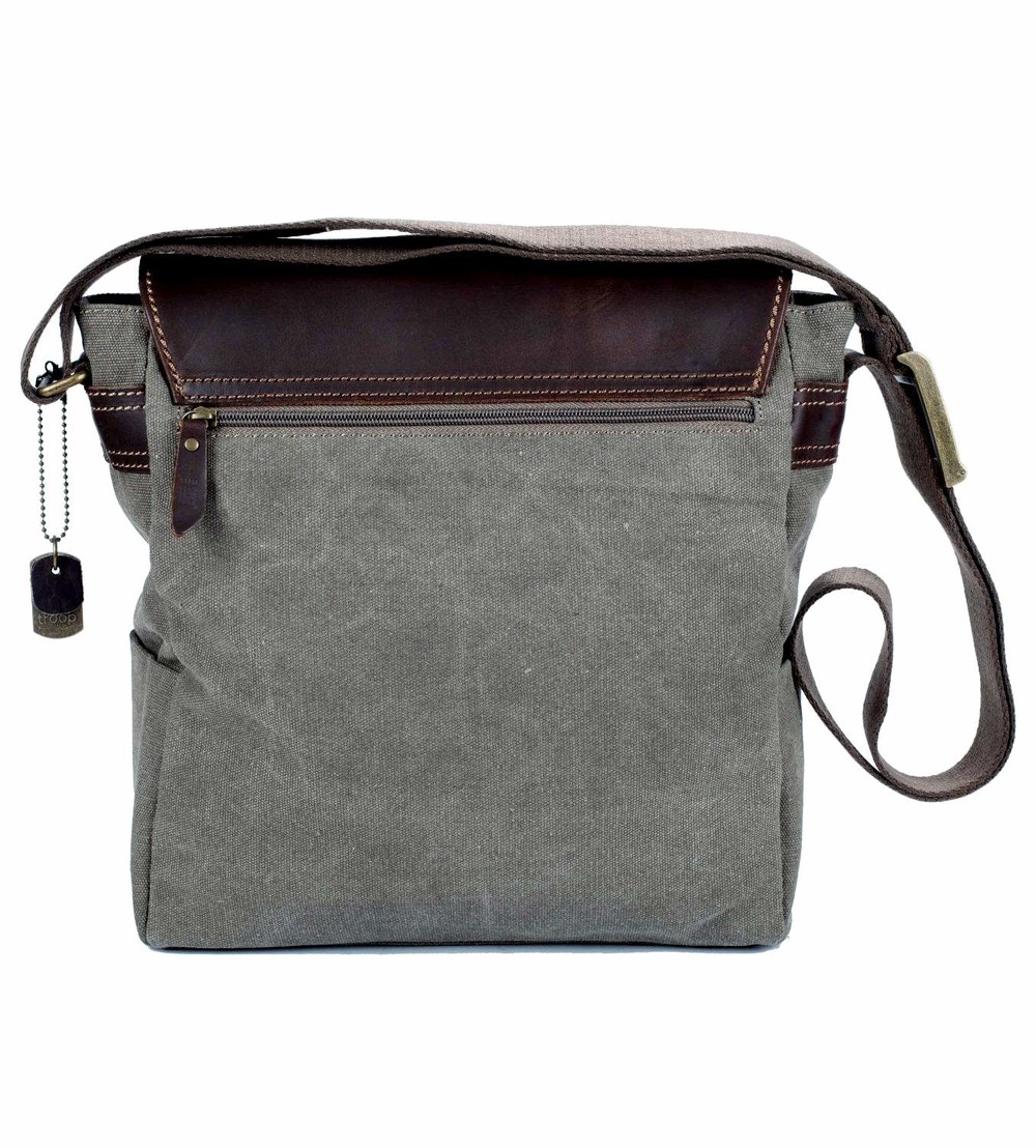 Endeavour Leather & Canvas Body Bag