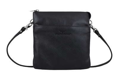 Eva Small Square Leather Sling - Rambler Black