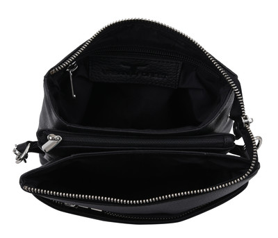 Eva Small Square Leather Sling - Rambler Black