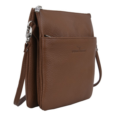 Eva Small Square Leather Sling - Rambler Cocoa