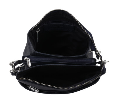 Eva Small Square Leather Sling - Rambler Navy
