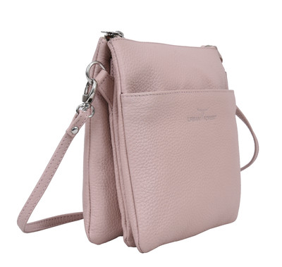 Eva Small Square Leather Sling - Rambler Rose
