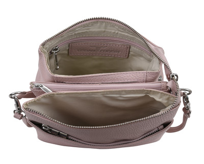 Eva Small Square Leather Sling - Rambler Rose
