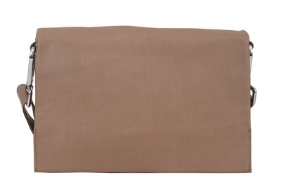 Louise Soft Leather Hand Bag w/flap - Florence Almond