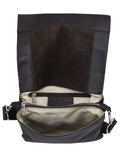 Louise Soft Leather Hand Bag w/flap - Florence Chocolate