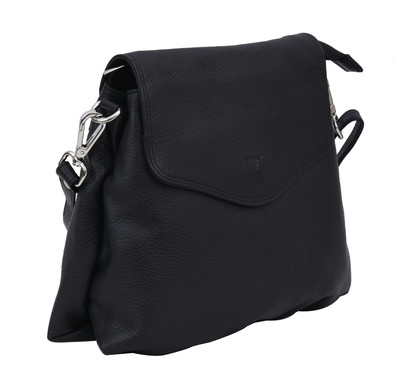 Stella Small Leather Sling Bag - Rambler Black