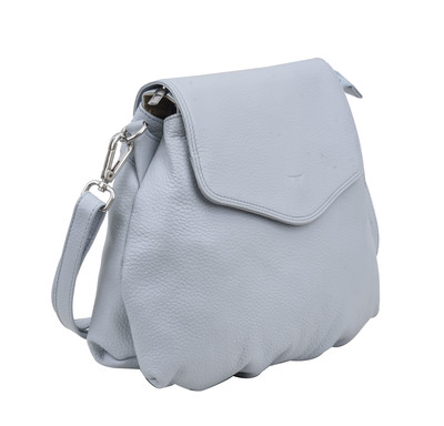 Stella Small Leather Sling Bag - Rambler Light Blue