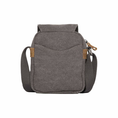 Classic Small Flap Front Cross Body Bag - Charcoal