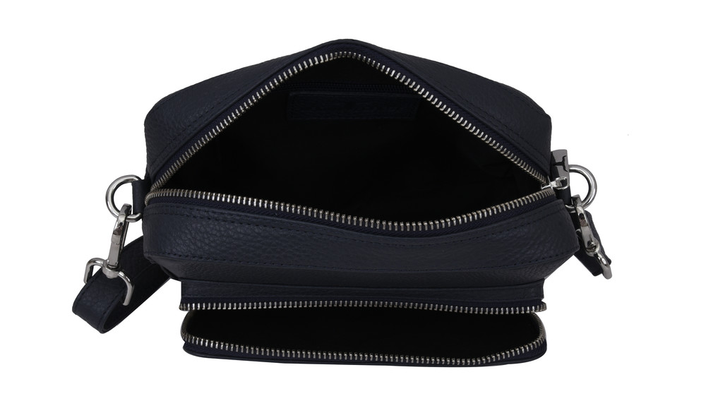 Amy Leather Sling Bag – Rambler Navy