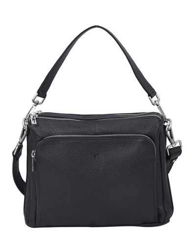 Hannah Leather Sling Bag - Rambler Black