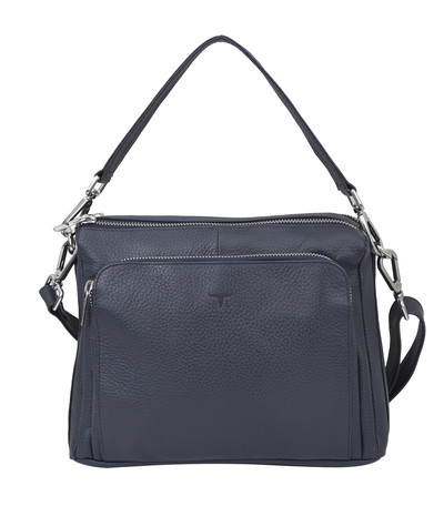 Hannah Leather Sling Bag - Rambler Navy
