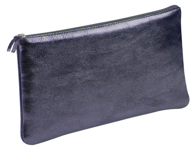 Cuirise Leather Flat Case - Petrol Blue