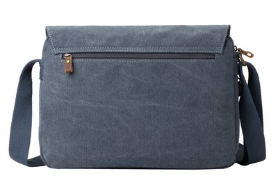 Classic Small Flap Front Messenger Bag - Blue