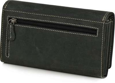 Charlene Leather Wallet - Black