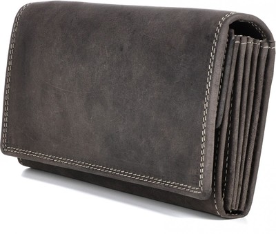 Charlene Leather Wallet - Taupe